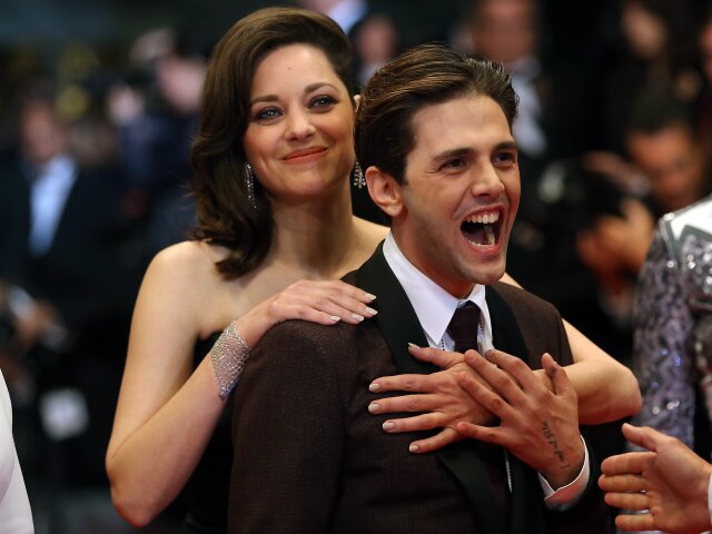 Herečka Marion Cotillard a režisér Xavier Dolan na festivale v Cannes.