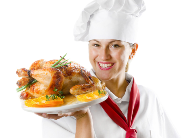 tanier, kuchár, varenie, pečené kura, obed, diéta, večera, reštaurácia, gastronómia