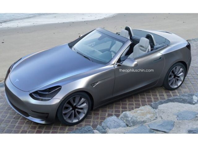 Tesla Roadster 2018 - ilustrácia