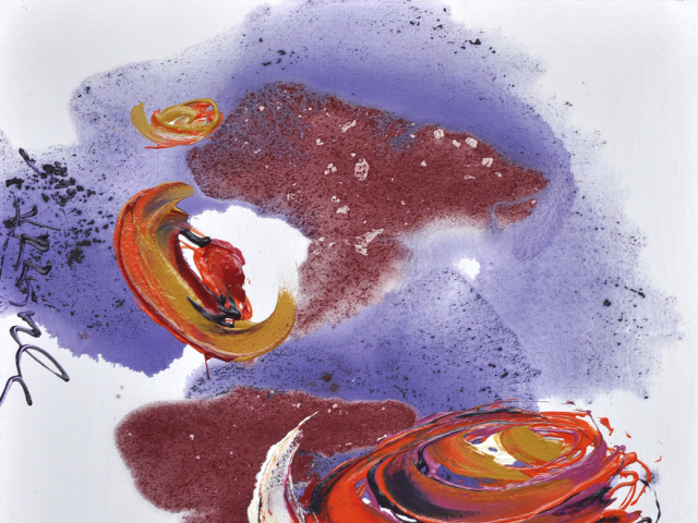 39 marko vrzgula PULZARY  The Crab Nebula 82x95cm-2013