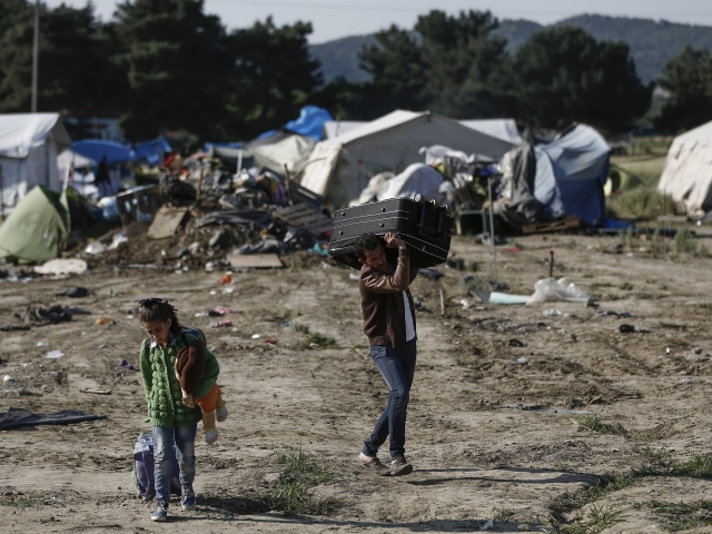Idomeni, utečenci