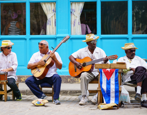kuba, havana, gitary, ulica, kubánci,