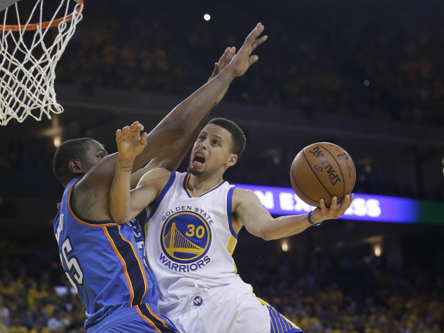 APTOPIX Thunder Warriors Basketball