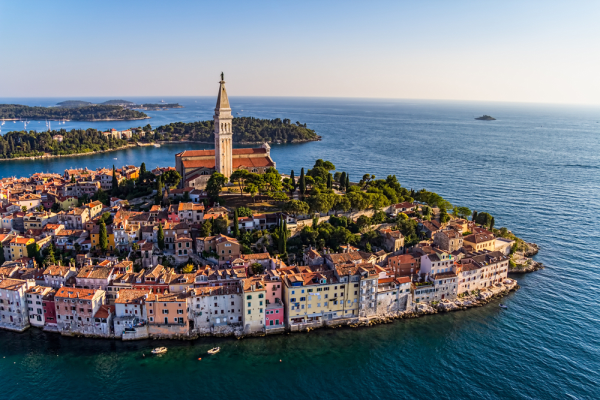 rovinj, chorvátsko, leto, dovolenka, Istria, more