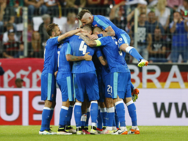 Slovensko, radosť, futbalisti