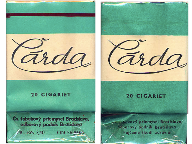 cigarety Čárda, fajčenie