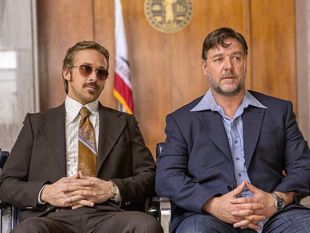 Ostrí chlapci Ryan Gosling a Russell Crowe sú dokonale rozladený detektívny tandem.