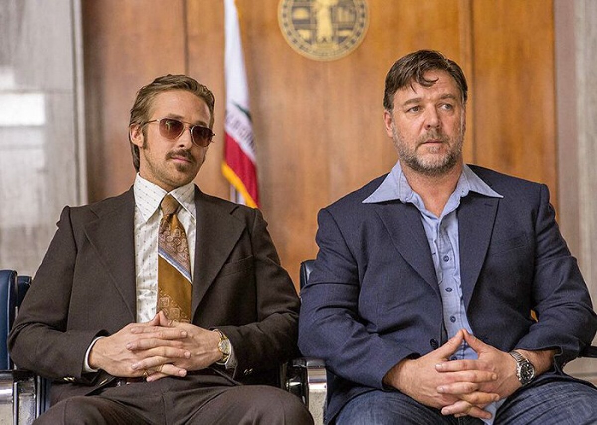 Ostrí chlapci Ryan Gosling a Russell Crowe sú dokonale rozladený detektívny tandem.