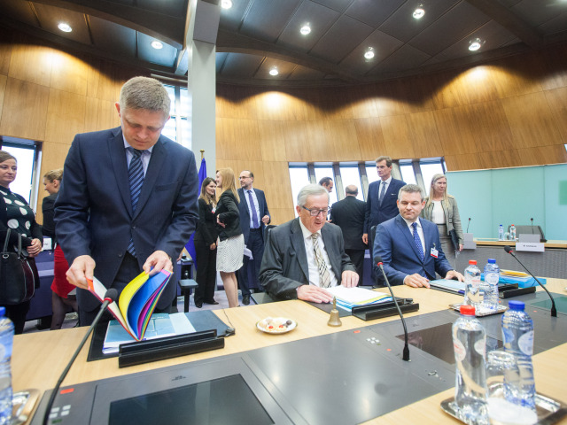 Fico, Juncker, Pellegrini