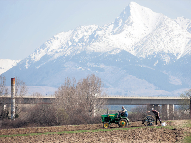 poľnohospodárstvo, oranie, orba, Hybe