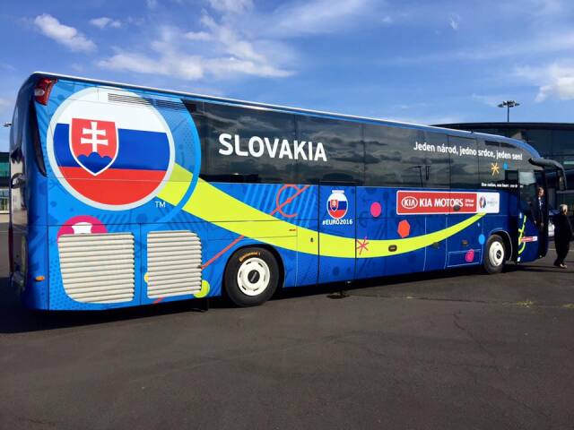 autobus, slovensko, uefa euro, slovenský futbalová reprezentácia, sokoli