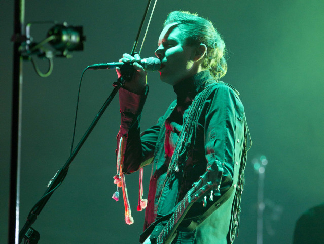 Jon Ţor "Jonsi" Birgisson zo skupiny Sigur Rós.