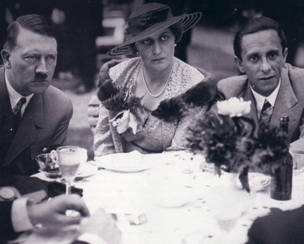 Hitler, Goebbels, Magda Goebbels