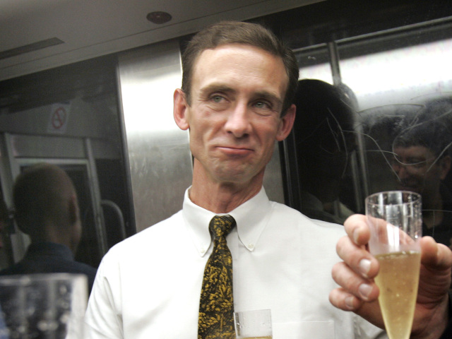 Americký spisovateľ Chuck Palahniuk na archívnej snímke.