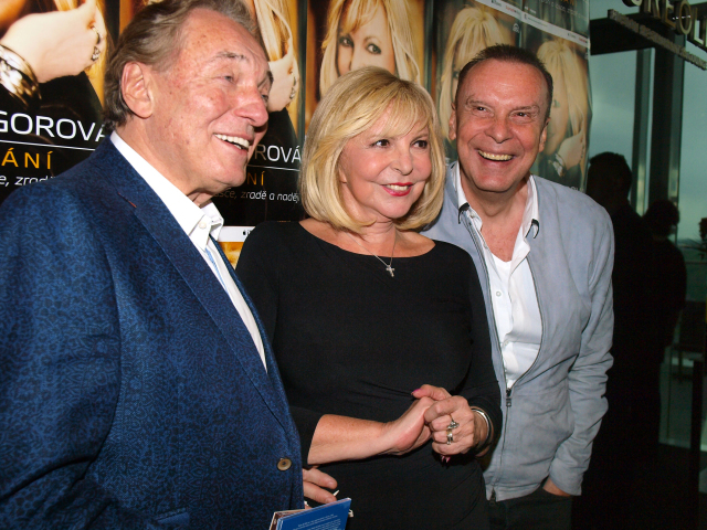 Karel Gott, Štefan Margita a Hana Zagorová.
