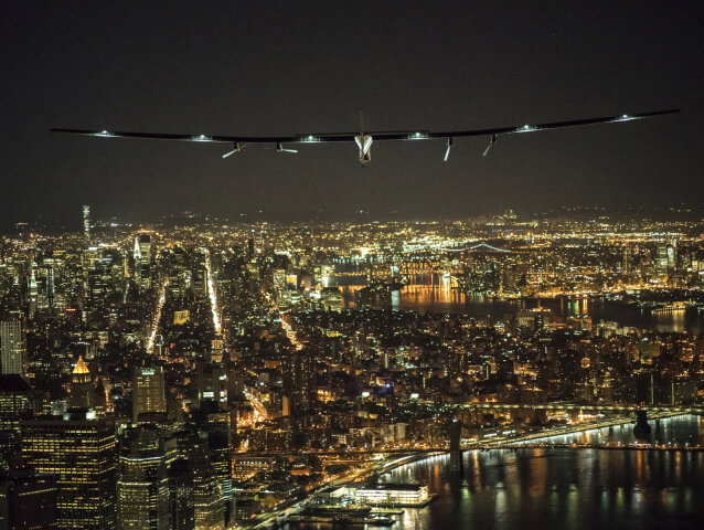 solar impulse 2, solárne lietadlo, new york
