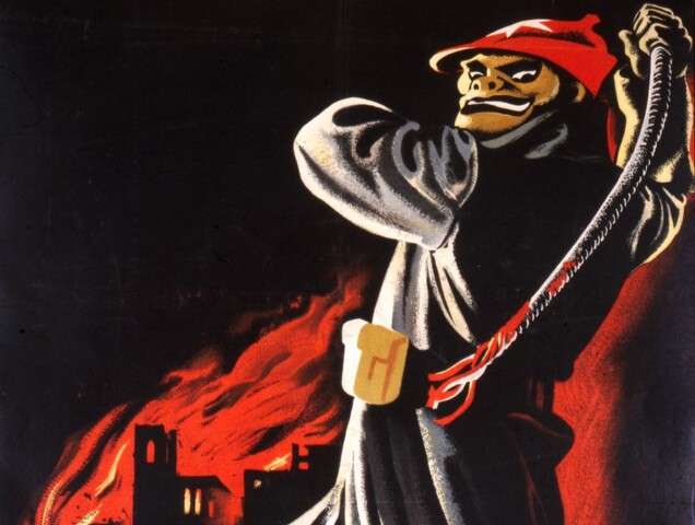 plagát, Hitler, Nemecko, boľševizmus