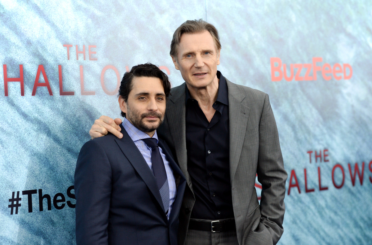 Jaume Collet-Serra (vľavo) a herec Liam Neeson