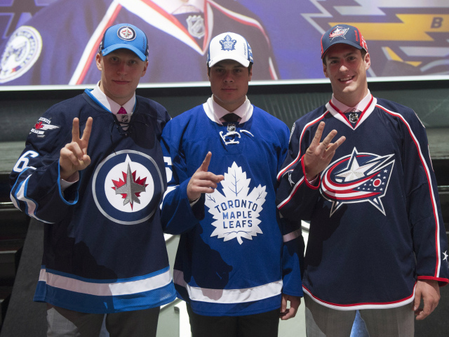 Auston Matthews, Patrik Laine, Pierre-Luc Dubois