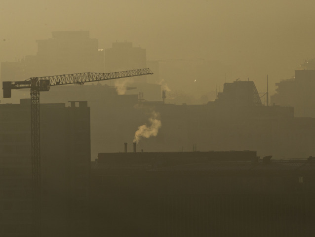 Čile, smog, znečistenie, hmla, opar, mesto, Santiago de Chile,