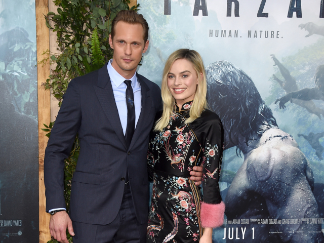 Alexander Skarsgard a jeho herecká kolegyňa Margot Robbie