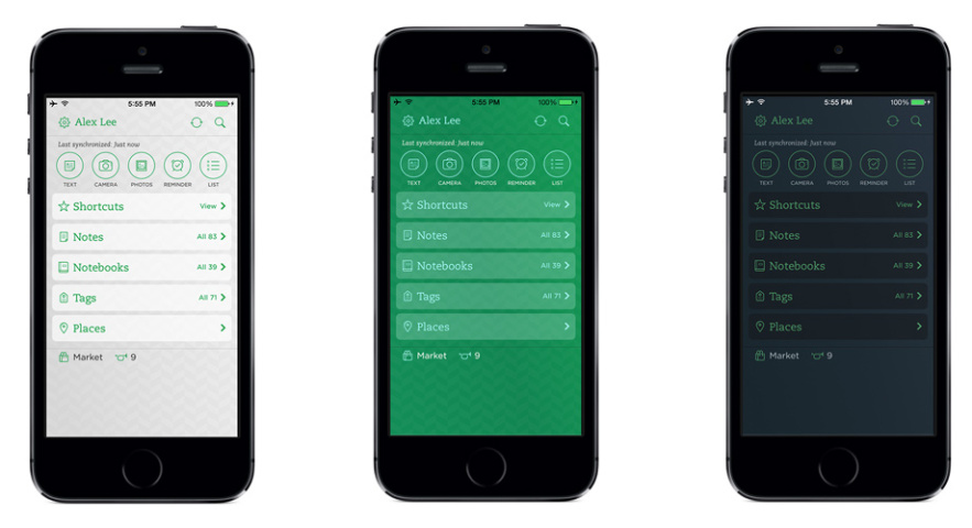 evernote, poznámky, mobil