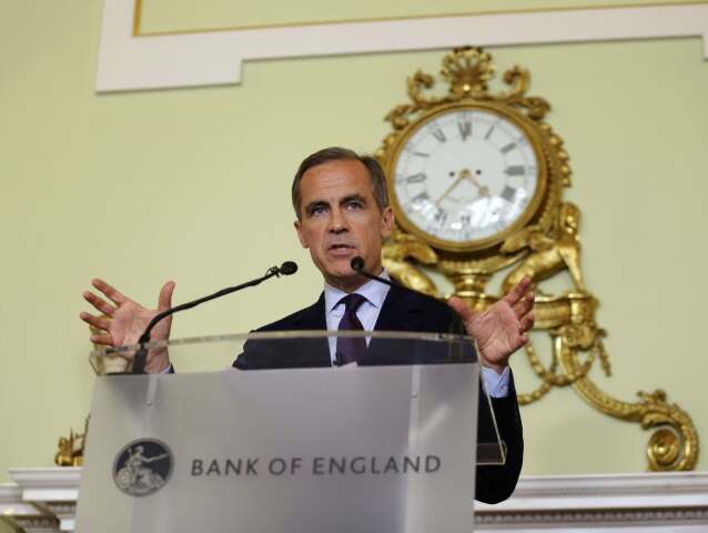 Mark Carney, Bank of England