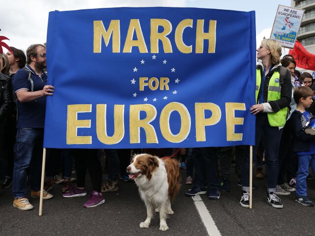 británia, brexit, protest