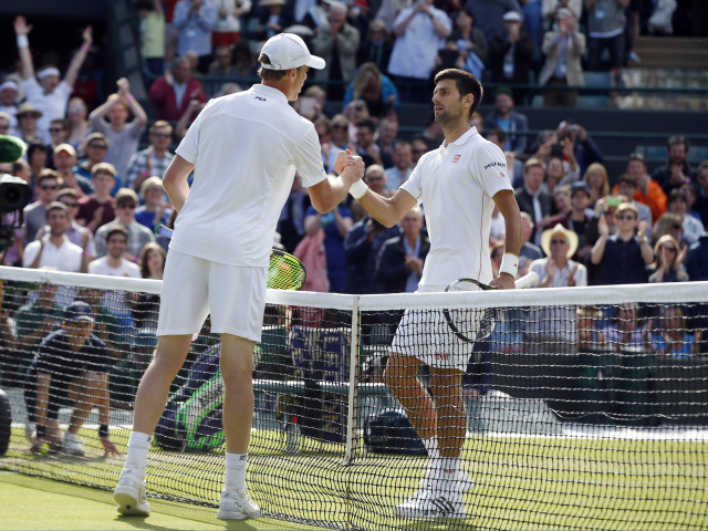 Djokovič Querrey Wimbledon 2016