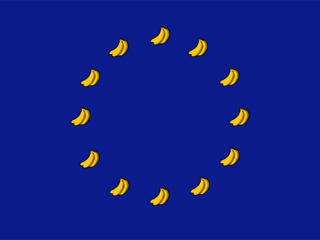 Európska únia, zakrivené banány