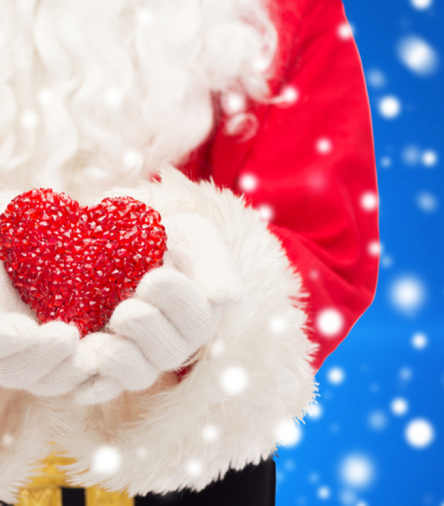 zima, vianoce, srdce, sneh, santa claus, mikuláš, darček, láska, zimná romantika