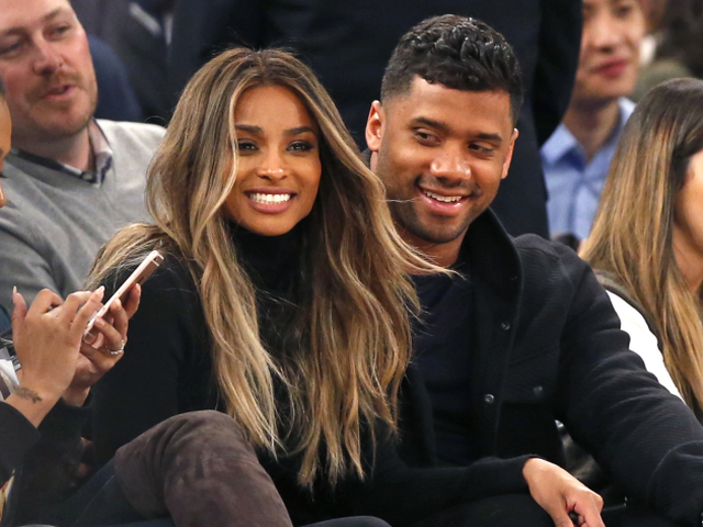 Speváčka Ciara a jej manžel Russell Wilson na archívnom zábere.