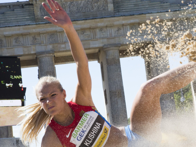 Daria Klišinová, skok do diaľky, berlín, oblúk