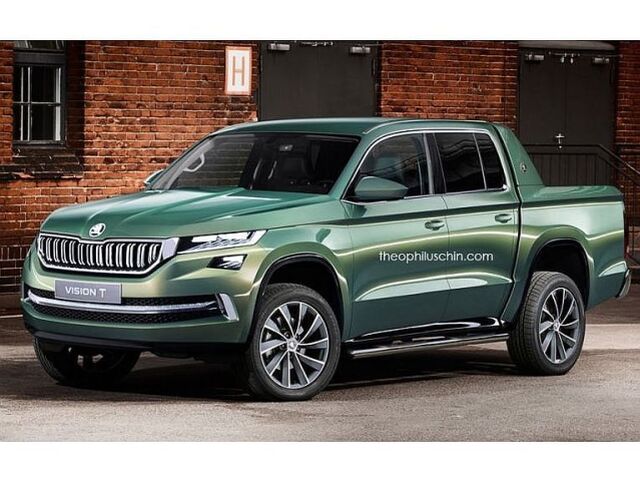 Škoda VisionT Pick-up - ilustrácia