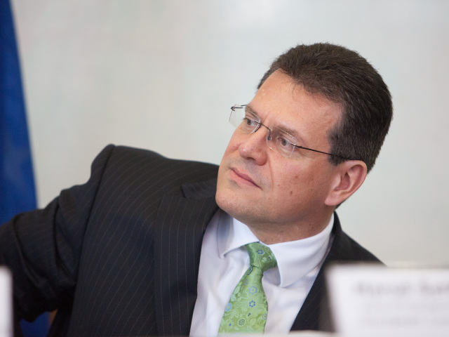 euro volby, maros sefcovic