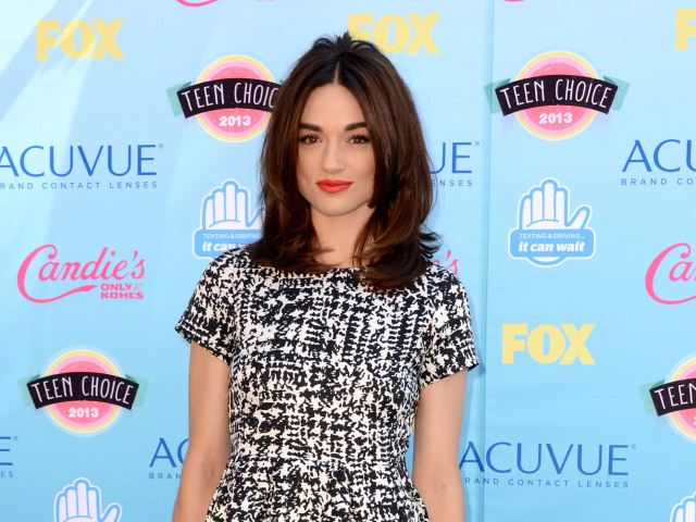 Herečka Crystal Reed na záberoch z akcie Teen Choice Awards 2013.