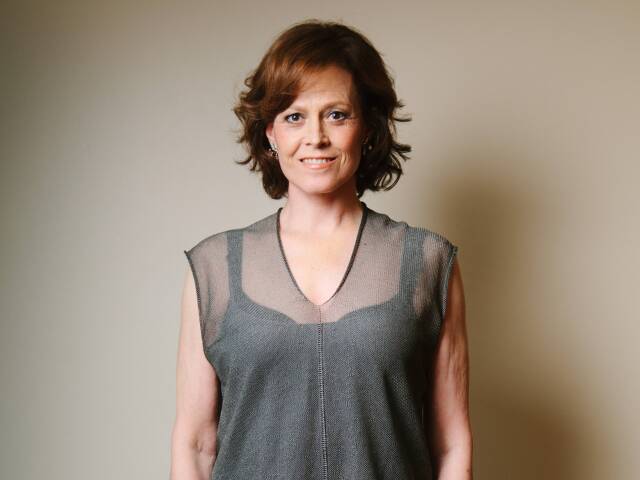Herečka Sigourney Weaver.