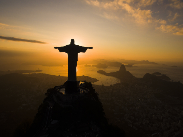 Brazília, Rio de Janeiro, socha Krista Vykupiteľa, Ježiš