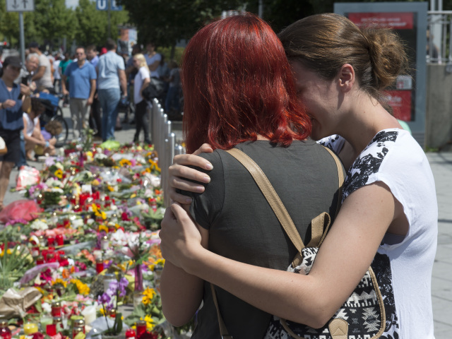 mníchov, streľba, smútok