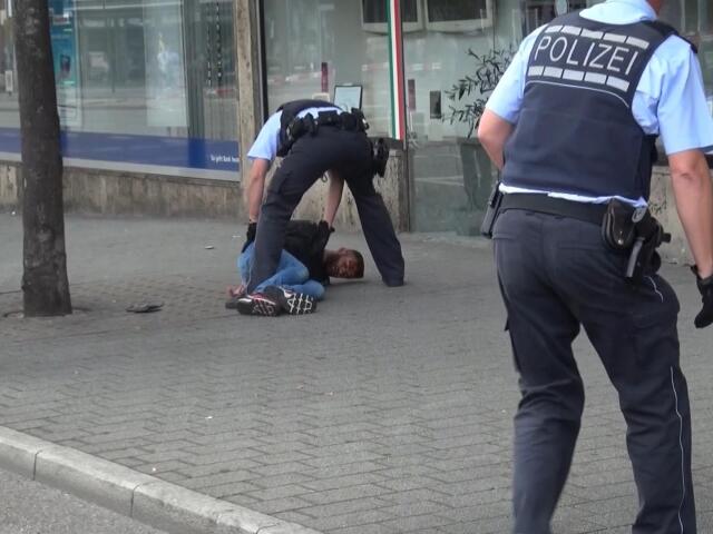 nemecko, mačeta, útok, Reutilingen