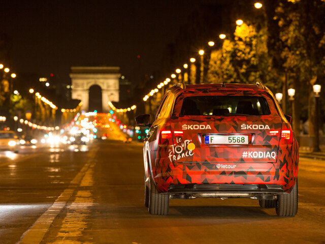 Škoda Kodiaq - Paríž Tour de France