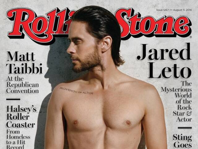 Herec Jared Leto na titulnej strane Rolling Stone. 
