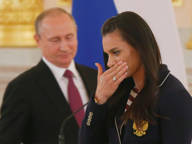 Jelena Isinbajevová, Vladimir Putin
