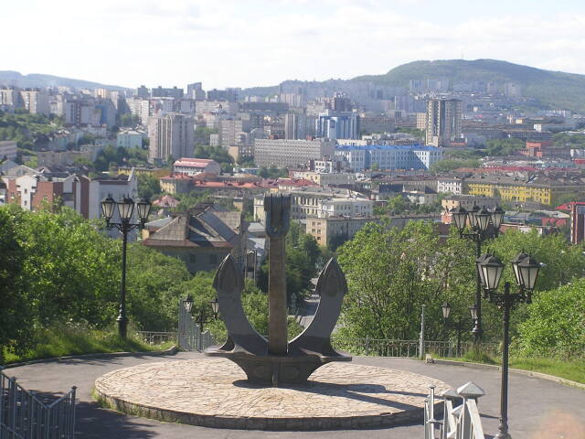 Murmansk, kotva, more