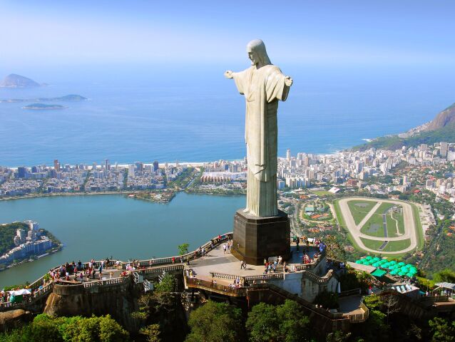 Rio de Janeiro, Brazília, socha Krista, Kristus, olympiáda 2016, LOH,