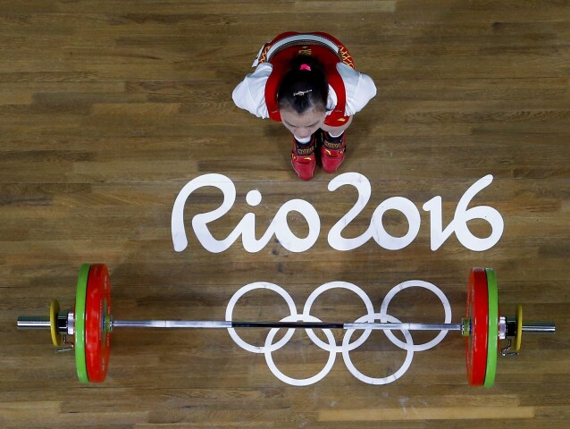 olympiáda, Rio 2016, vzpieranie, činky,