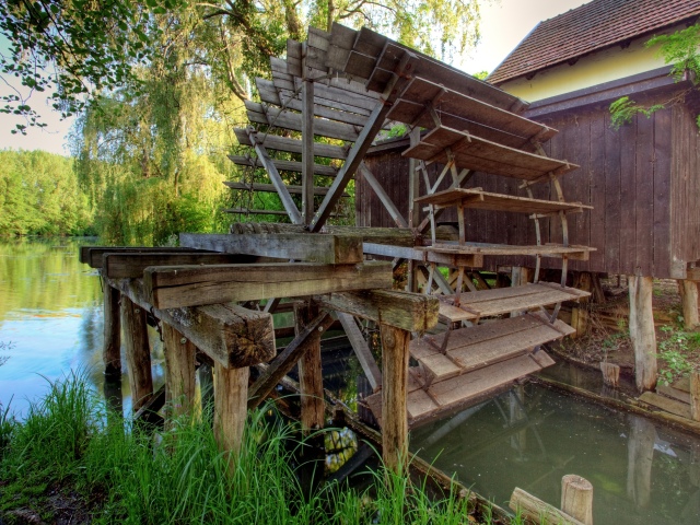 vodný mlyn, Dunajský Klátov, rybník