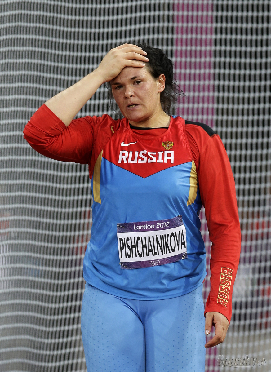 Diskárka Darja Piščalnikovová, majsterka Európy 2006, strieborná medailistka z MS 2007 a strieborná olympionička z OH 2012 v Londýne, musela všetky svoje medaily vrátiť a má 10-ročný dištanc.