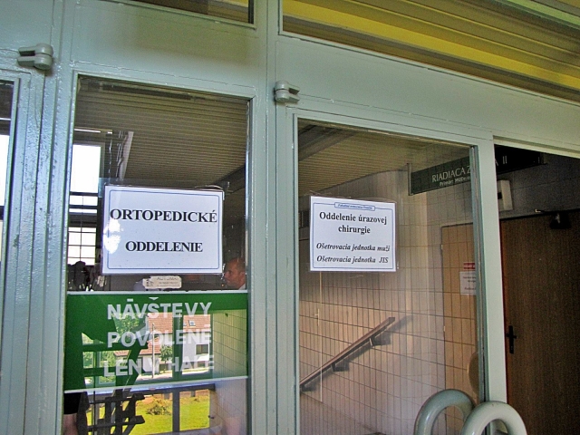 nemocnica, Fakultná nemocnica v Trenčíne, ortopédia, traumatológia