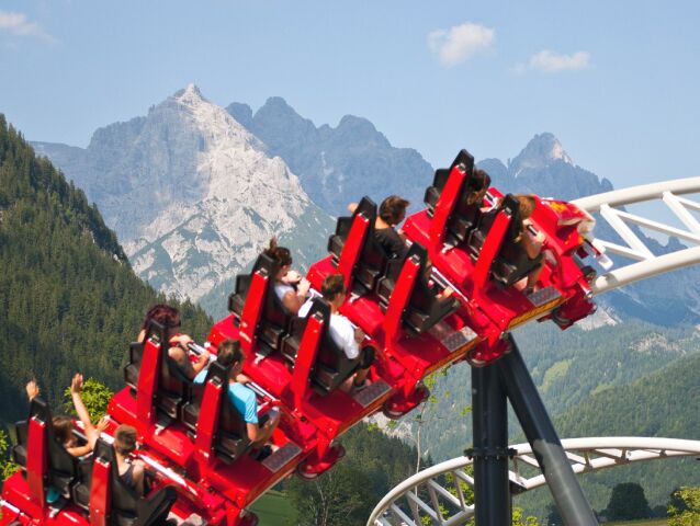Familienland, zábavný park, Kitzbühelské Alpy,